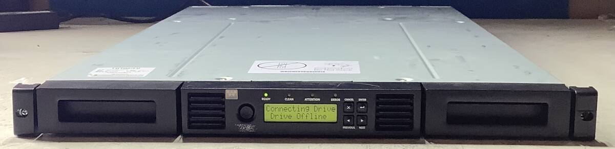 S70919310 HITACHI L1/8A LTOオートローダ GV-FT3L108RR 1点 (LTO6 テープドライブx1搭載)【通電OK】071024拍卖