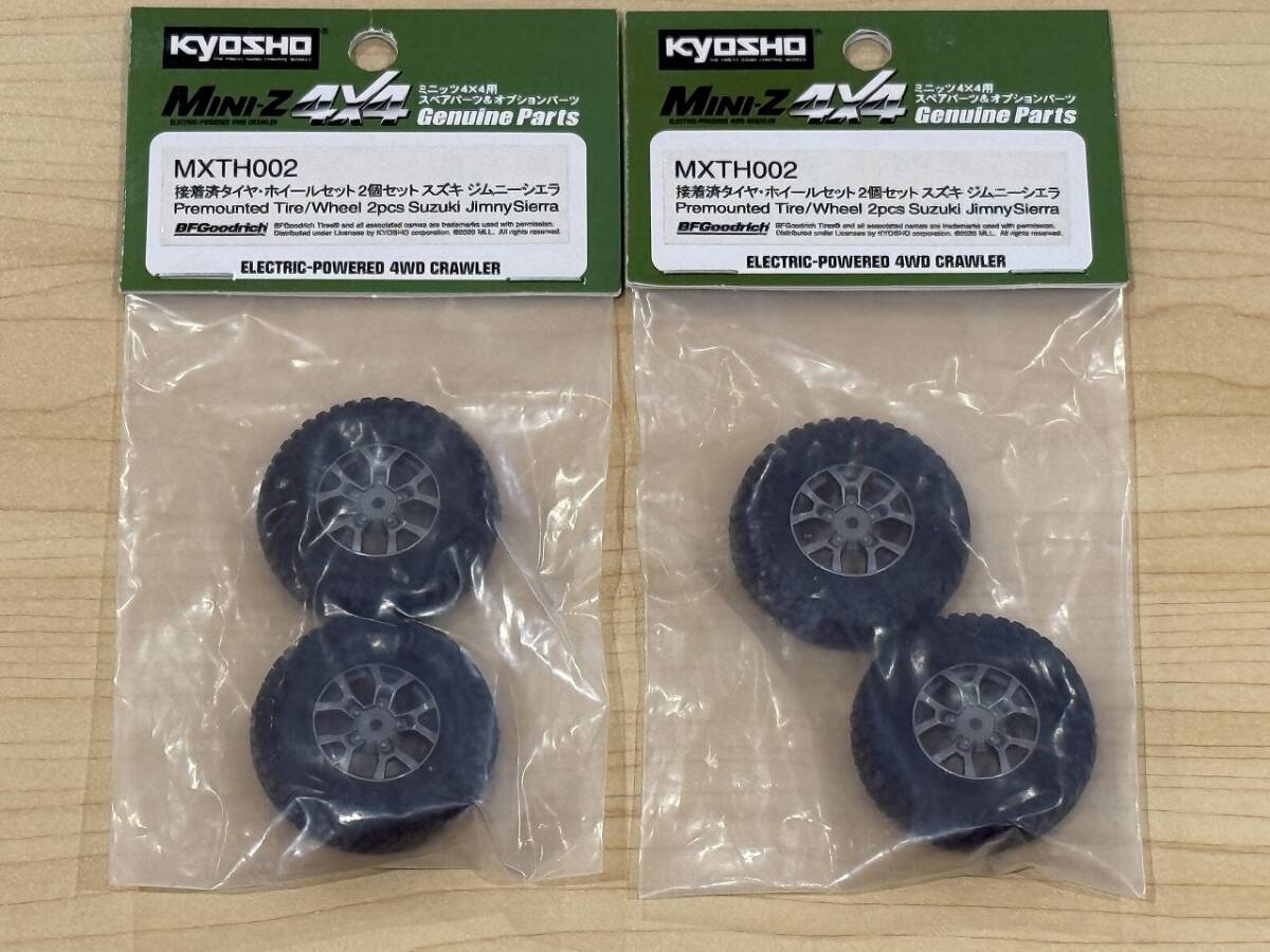 京商 接着済みタイヤ・ホイール2個セットX2セット=1台分 スズキ ジムニーシエラ MXTH002 ★新品未使用★拍卖