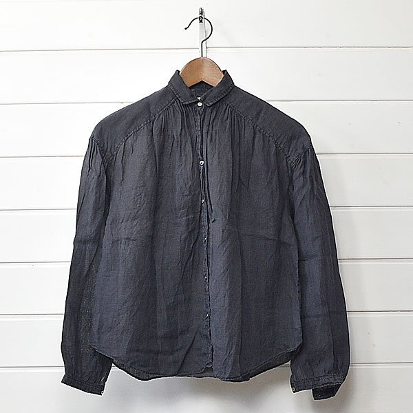 マカフィー リネン ギャザー ブラウス 38 Macphee|25h0709拍卖