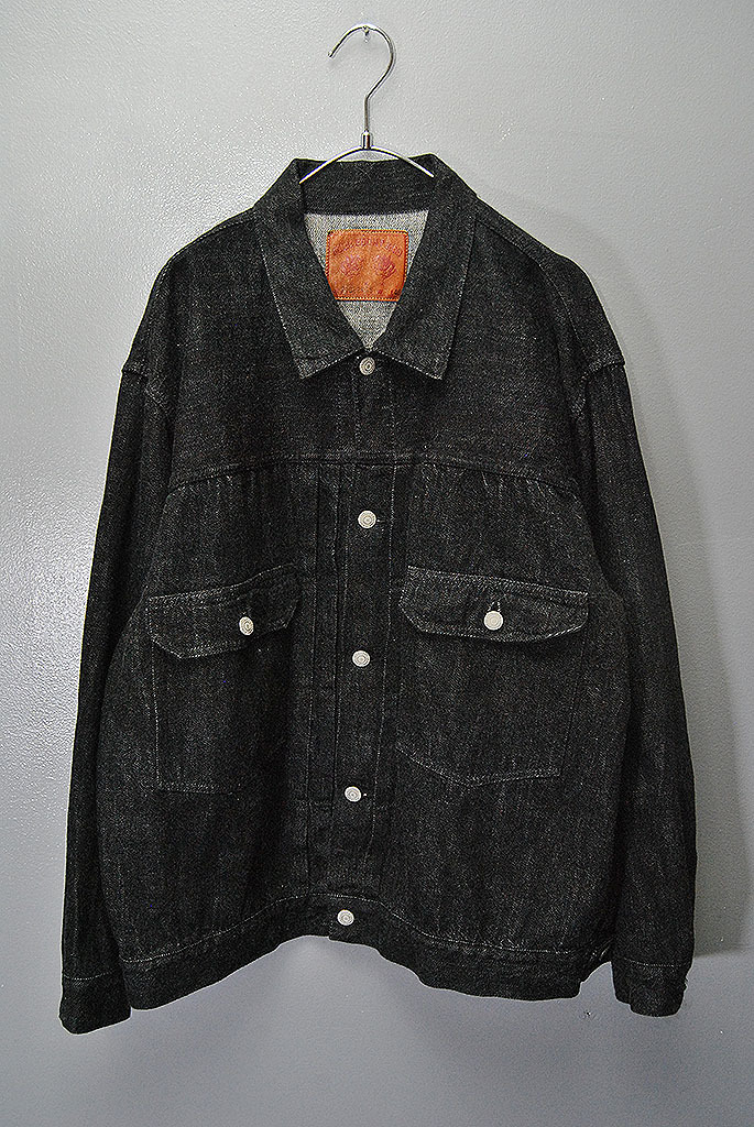 FULL COUNT 2102BKSS Type 2 Black Denim Jacket フルカウント セカンド ブラック デニム ジャケット 46拍卖