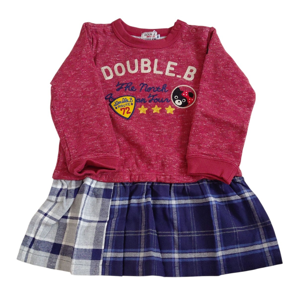 ☆半額以下☆タグ付き☆ダブルBガールズのワンピース(90cm)拍卖