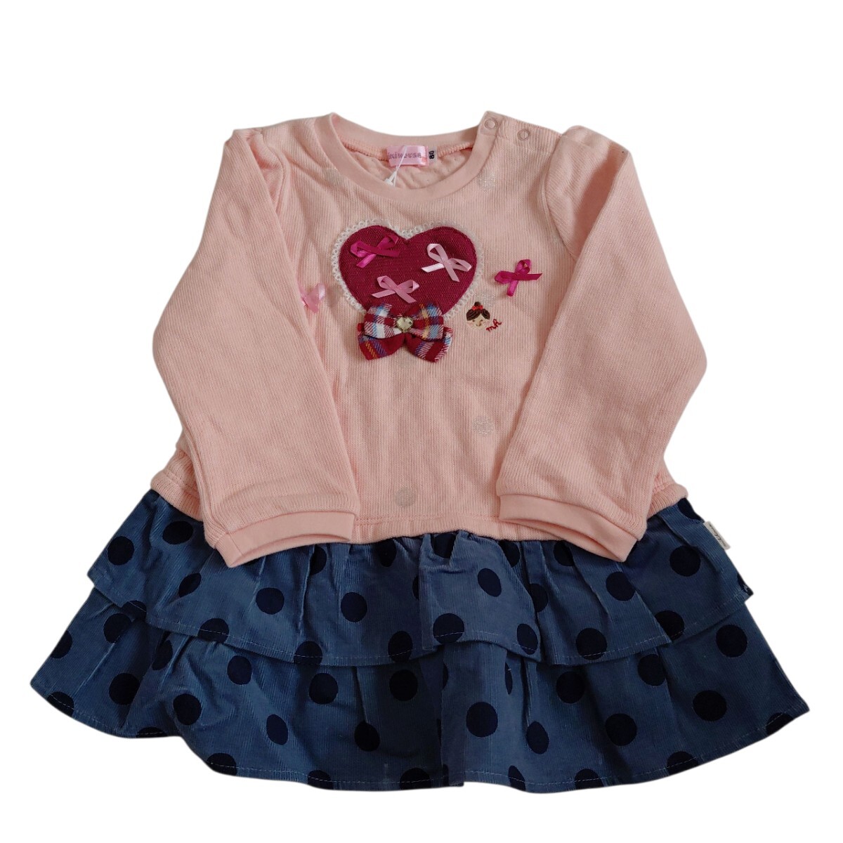 ☆タグ付き☆ミキハウス リーナちゃんのワンピース(80cm)拍卖