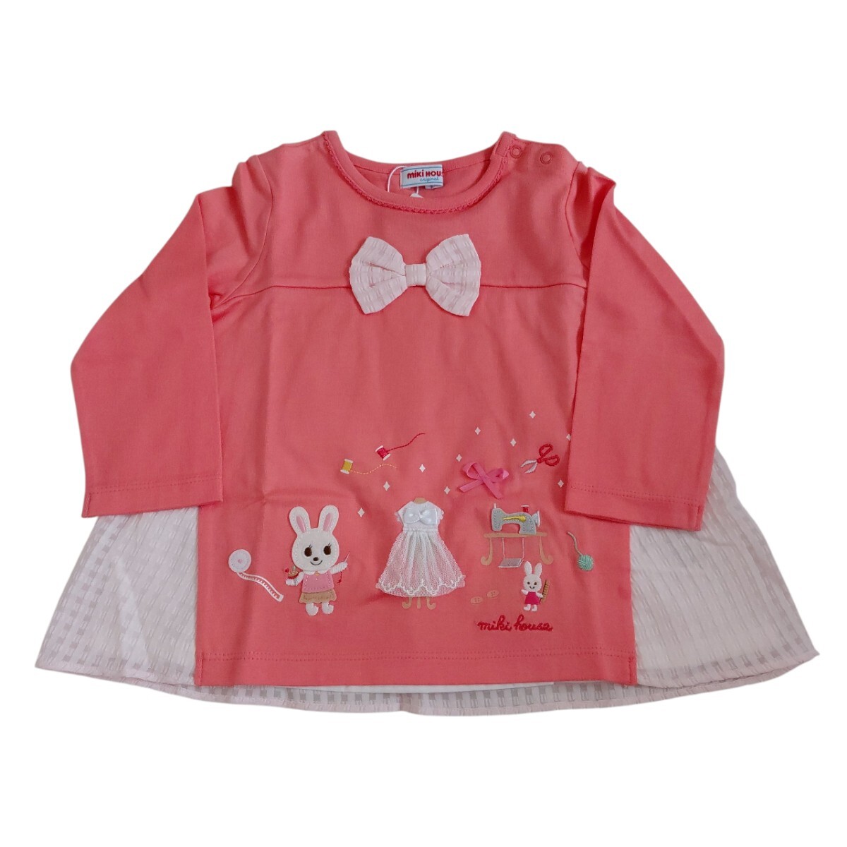 ☆タグ付き☆ミキハウス デザイナーうさこちゃんのTシャツ(80cm)拍卖