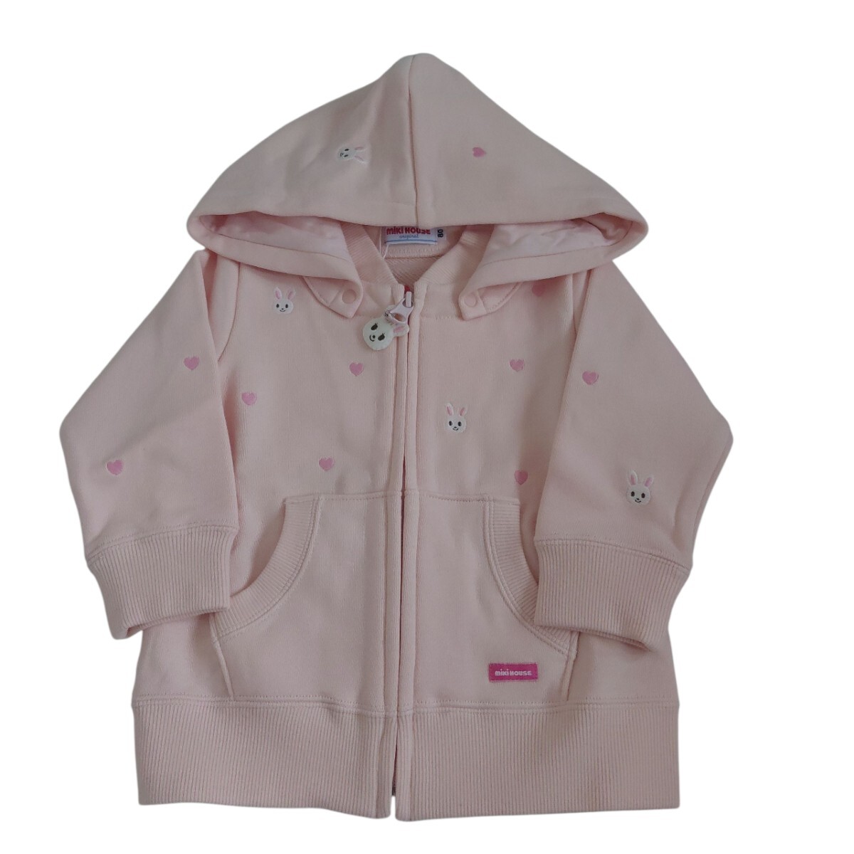 ☆タグ付き☆ミキハウス プチうさこちゃんのパーカー(80cm)拍卖