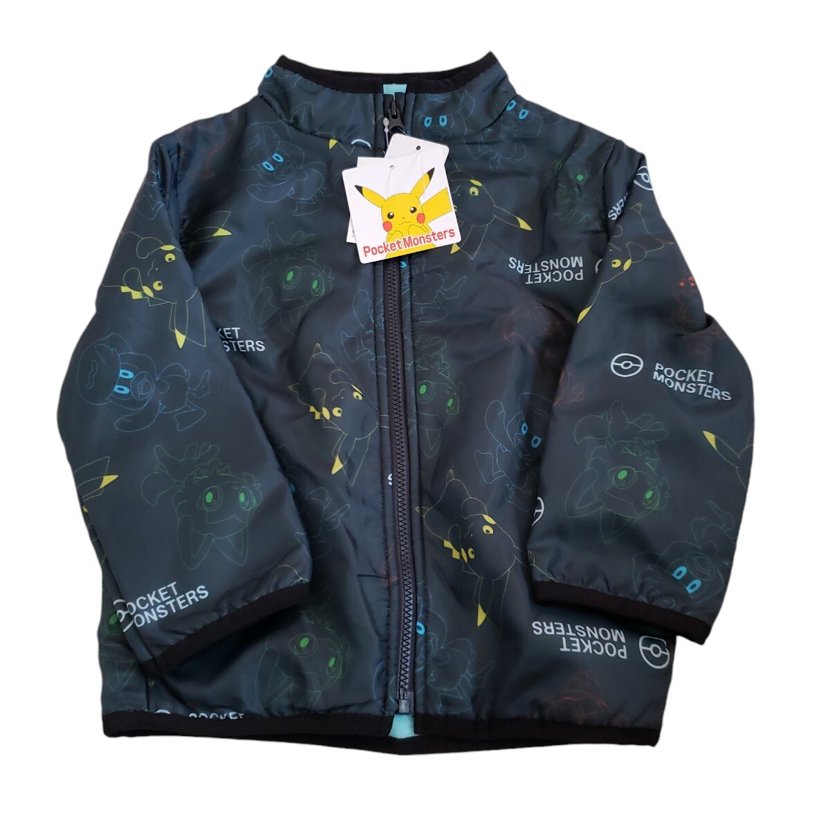 ☆タグ付き☆ポケモンの裏フリースジャンパー(90cm)拍卖