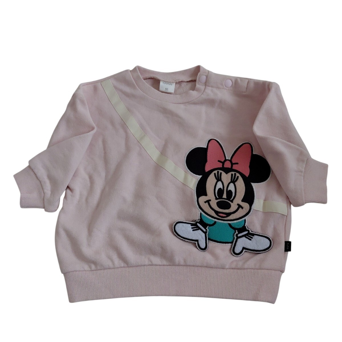 ☆タグ付き☆ミニーちゃんの薄手トレーナー(80cm)拍卖