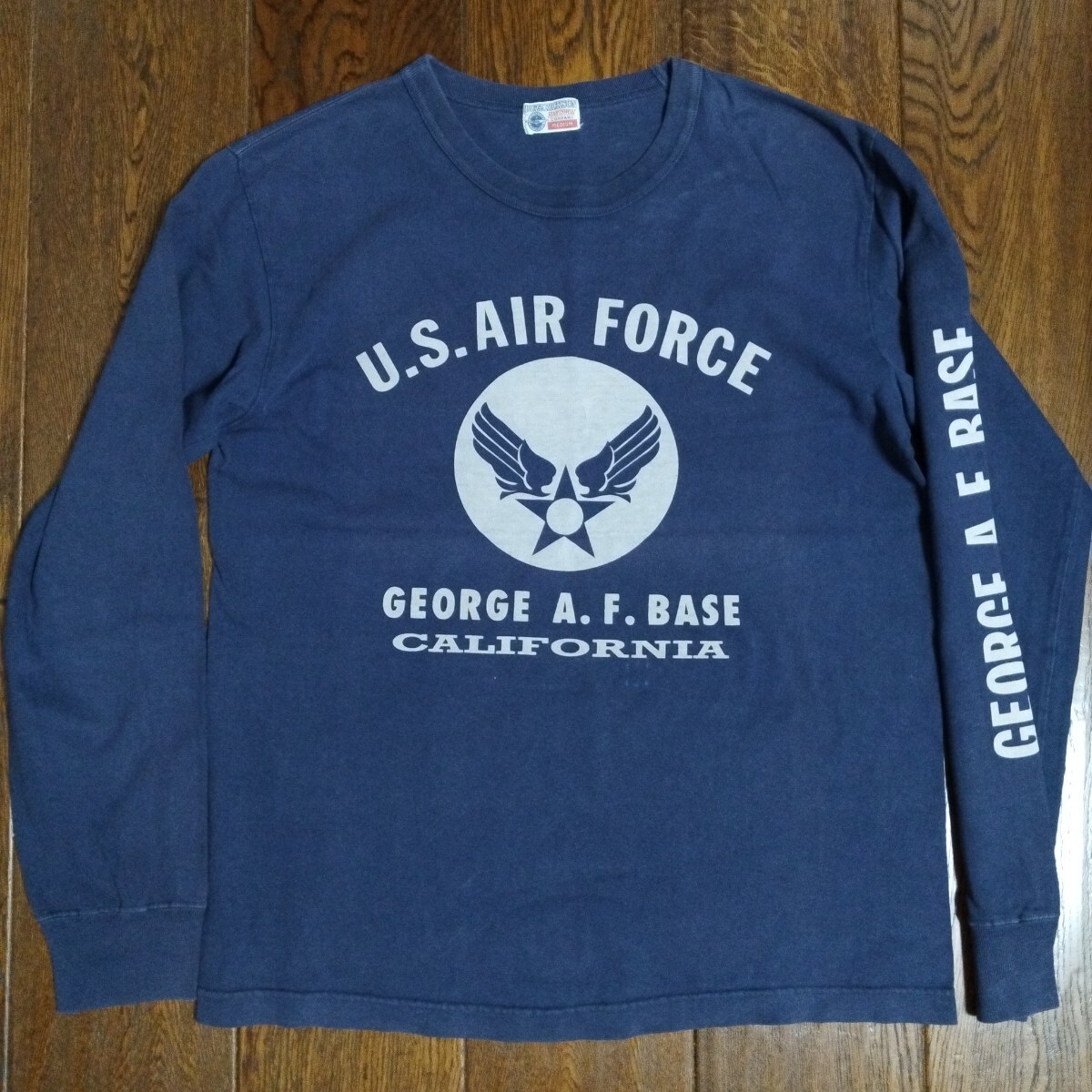 BUZZ RICKSON バズリクソンズ            長袖Tシャツ ネイビー拍卖