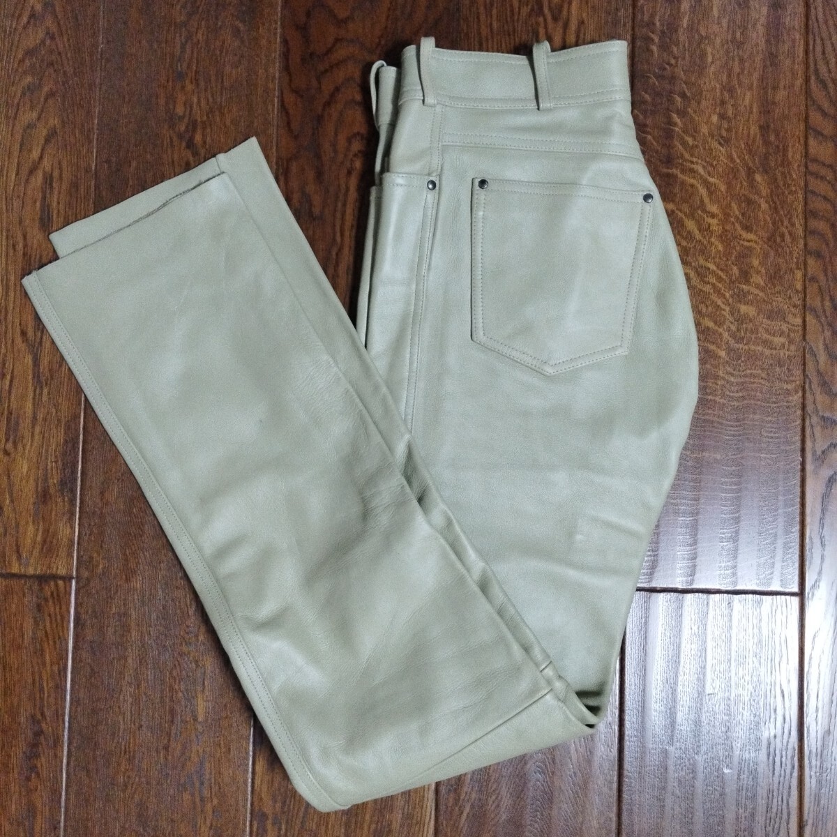 HARLEY DAVIDSON レザーパンツ タン    ハーレーダビッドソン拍卖