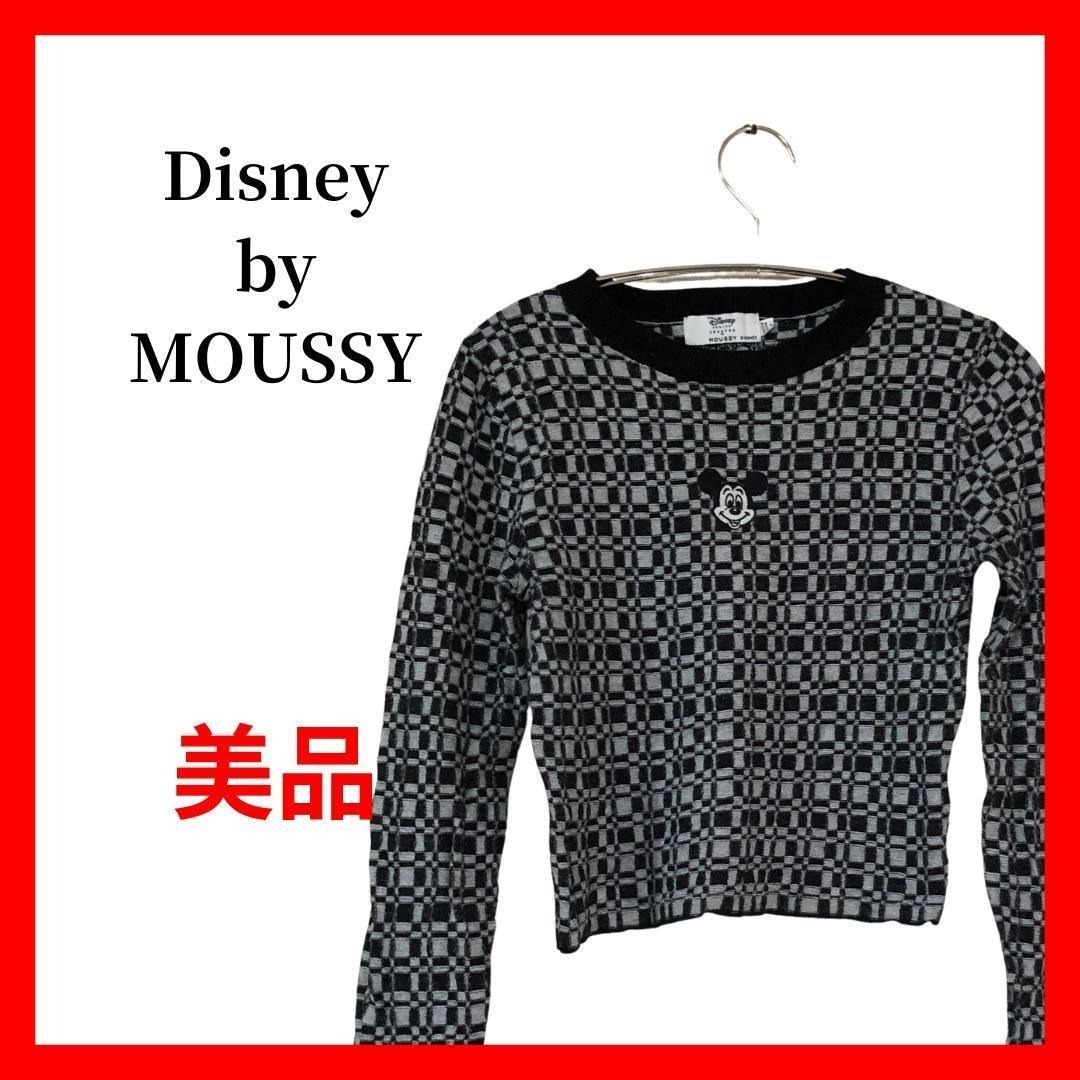 Disney by MOUSSY ミッキーマウス ショート丈ニット B1960拍卖