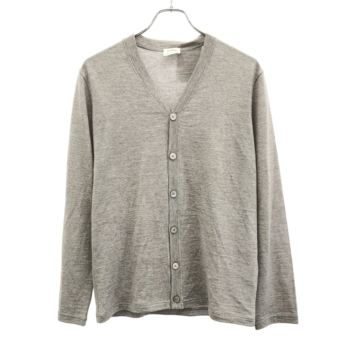 JIL SANDER ジルサンダー ハイゲージウールニットカーディガン 751012 MY200058 グレー 46 IT9O3YBIIXQ8拍卖