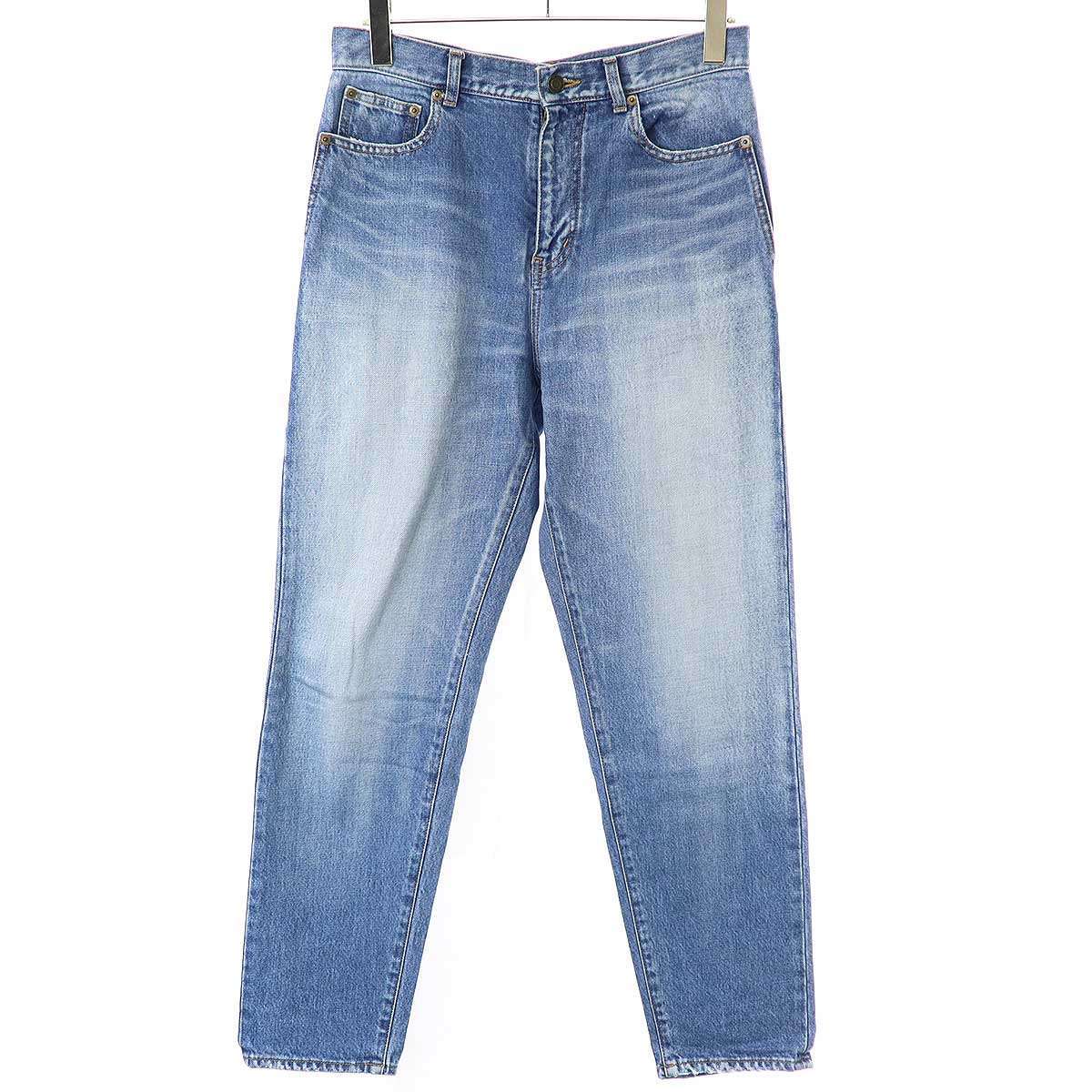 SAINT LAURENT PARIS サンローラン パリ ウォッシュドデニムパンツ 463618 インディゴブルー 28 ITE8WCSJ2KMY拍卖