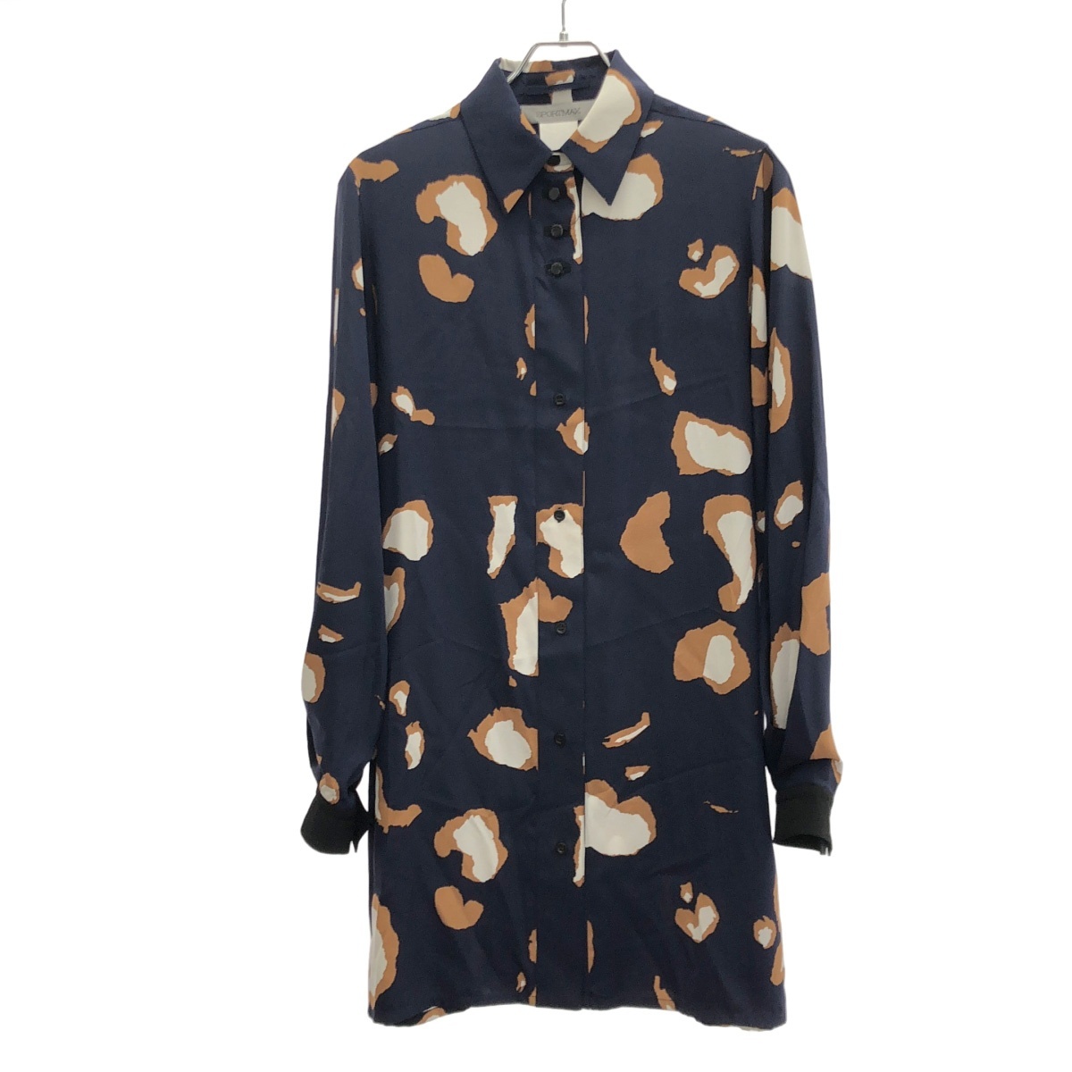 SPORTMAX スポーツマックス ベルテッドロングシャツワンピース 21110577 ネイビー 38 ITL0VABN4DQY拍卖