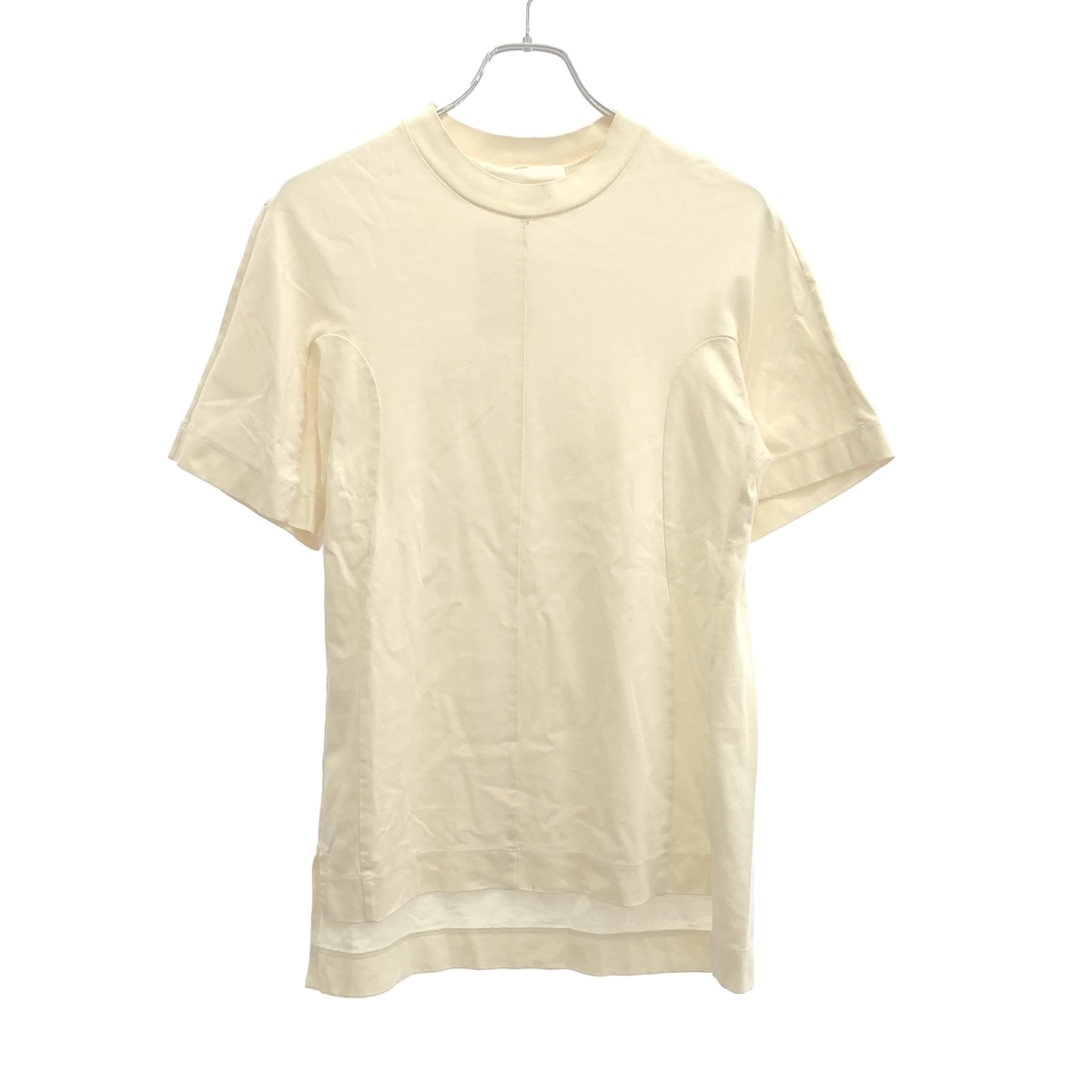 mame kurogouchi マメ クロゴウチ 22AW Cotton T-Shirt Tシャツ MM22PF-JS738 アイボリー 1 ITDIEL5XAUUS拍卖