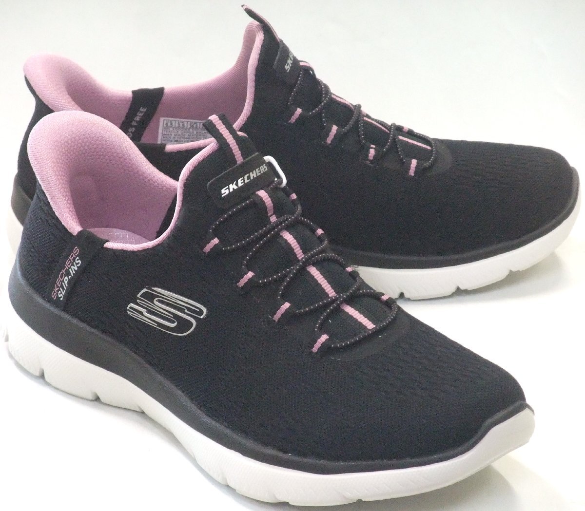 送料無料 スケッチャーズ SUMMITS-DREAM CHASER スリップインズ ブラック 24.0cm ハンズフリー スリッポン スニーカー 150284 BKMV拍卖