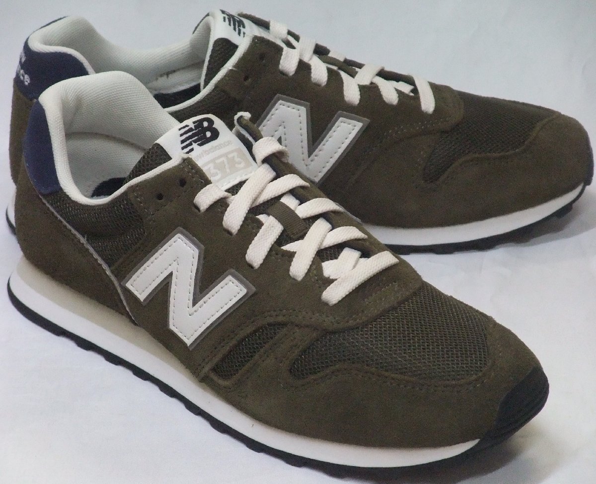 送料無料 new balance ニューバランス ML373 XD2 クラシックランニングシューズ カーキ 27.5cm Dワイズ ライフスタイル スニーカー拍卖