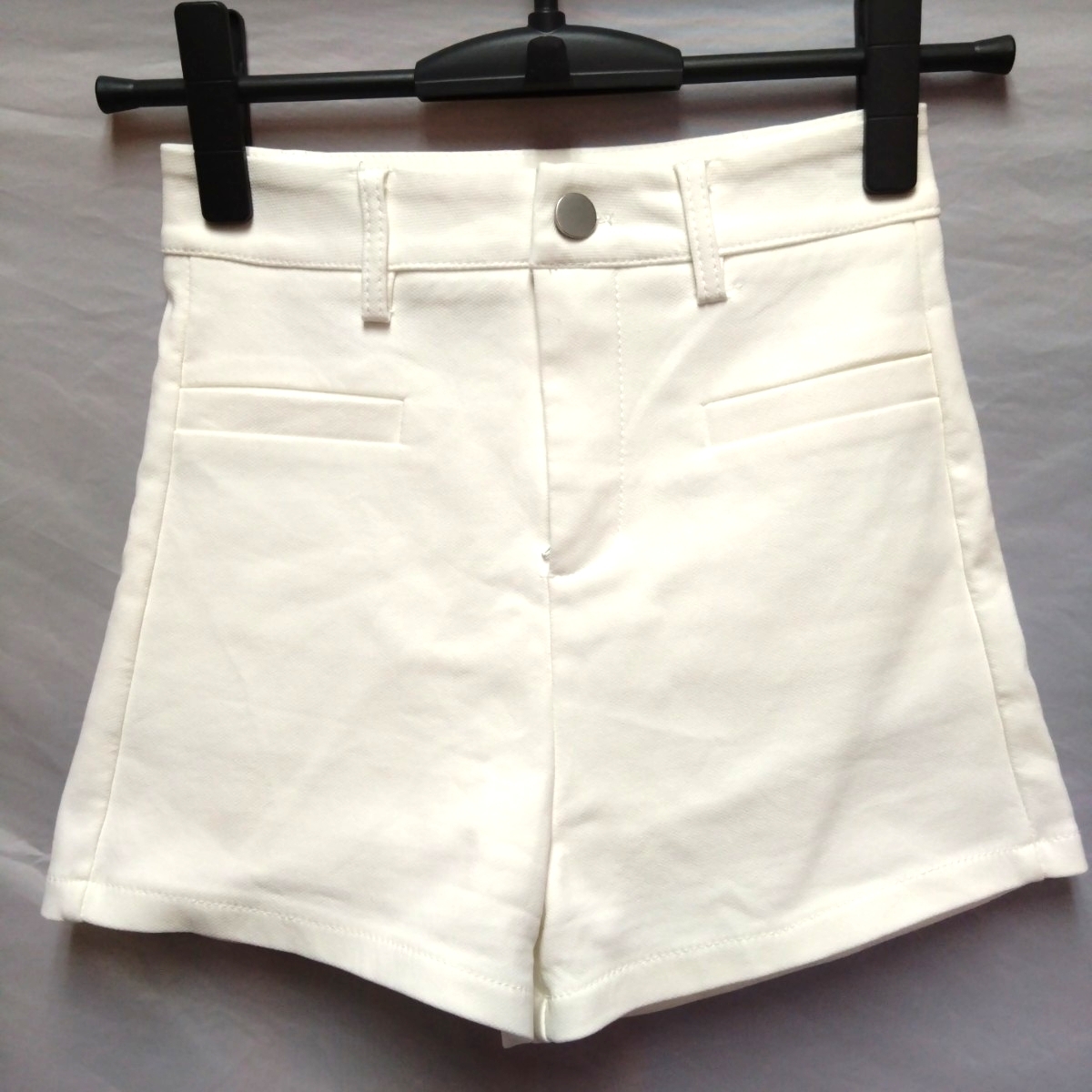 【即決/送料無料】 MIRVAS ショートパンツ ホットパンツ ホワイト Y2K フロントポケットはダミー ヤフオクにも多数出品拍卖