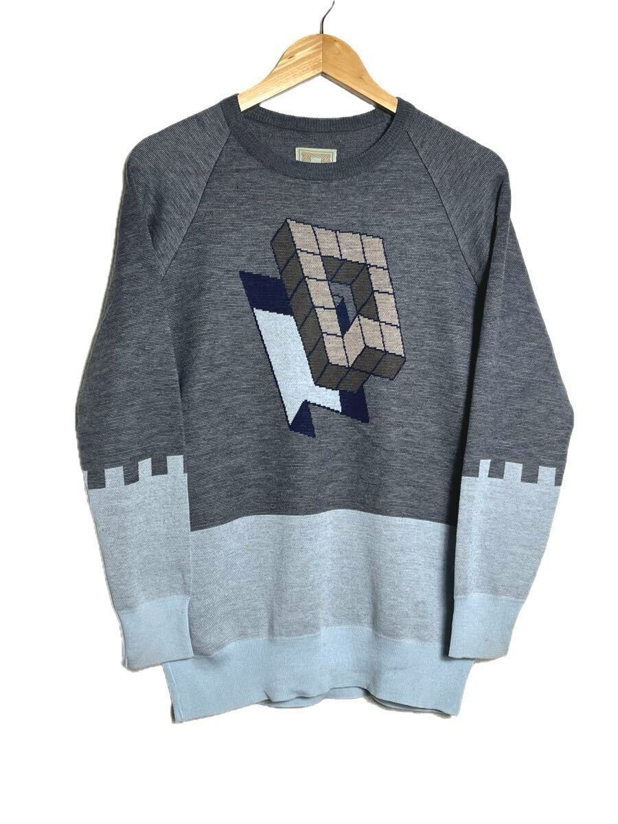 00s サイダーハウス キュービック ジャガード ニット セーター CYDERHOUSE グラフィック ストリート / フェノメノン 裏原拍卖