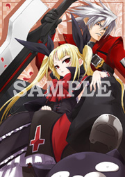 BLAZBLUE/ブレイブルー Xbox360 メッセサンオー特典テレカ拍卖