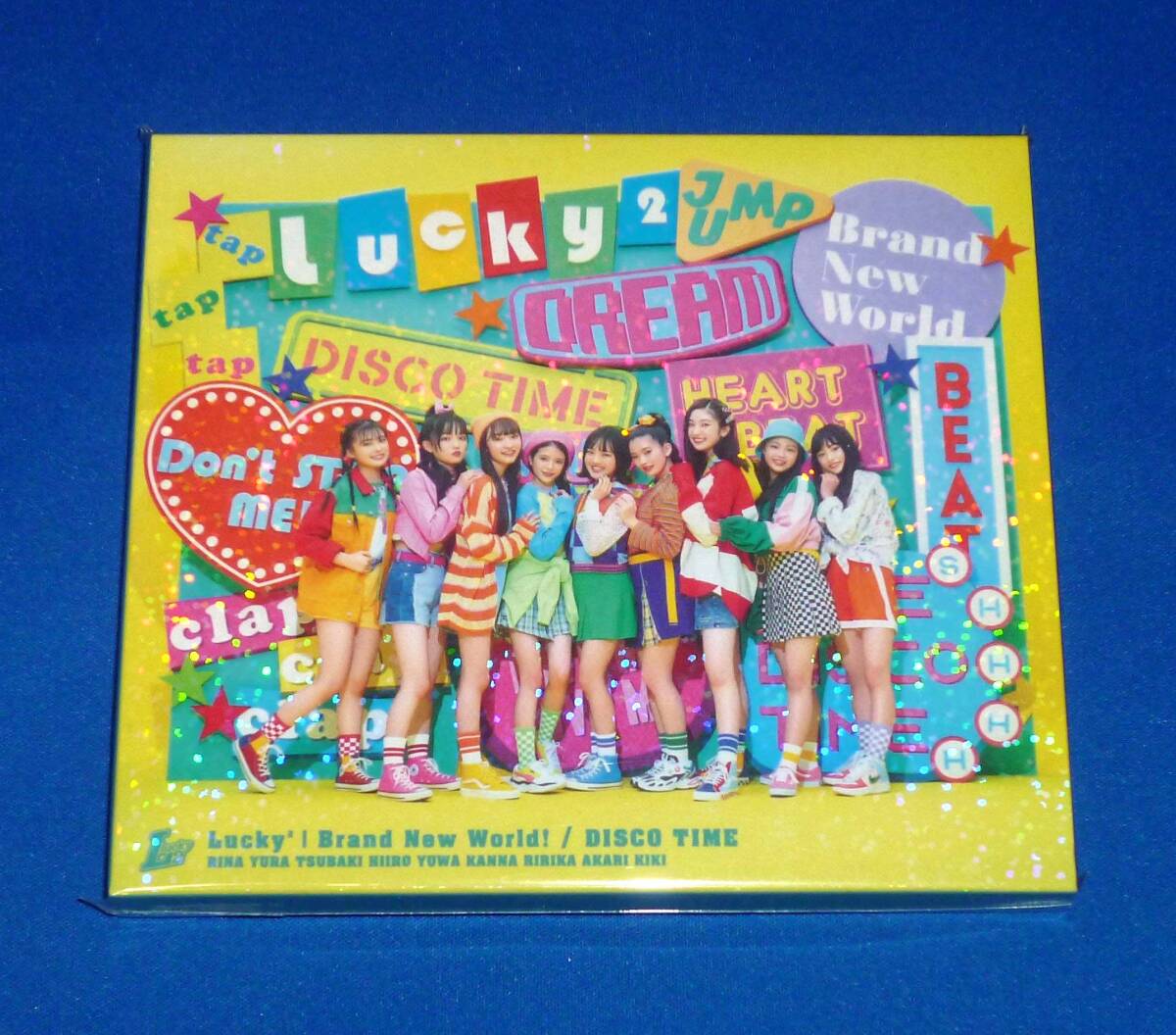 新品 Lucky2 Brand New World! DISCO TIME 初回生産限定盤 CD+DVD拍卖