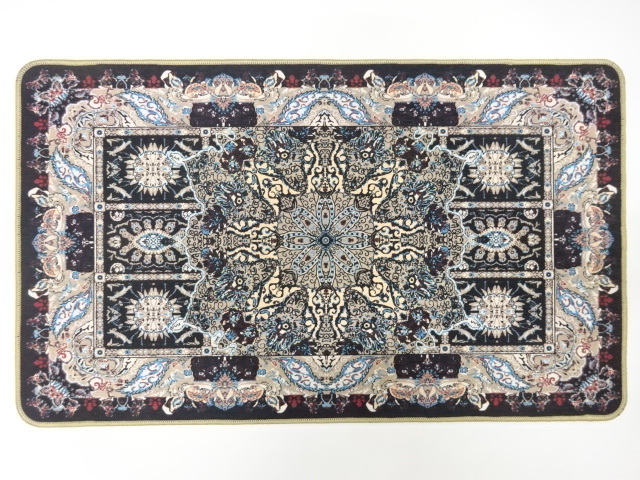 新品 岡重 OKAJIMA 洗える滑り止め付き 玄関マット(ブラック) (IBB2K3F-005)拍卖