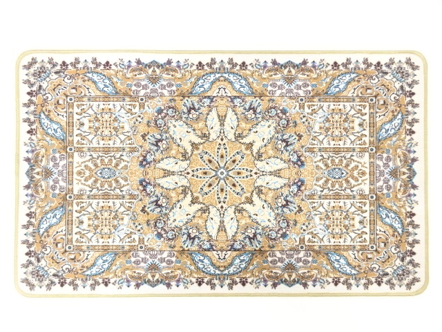 新品 岡重 OKAJIMA 洗える滑り止め付き 玄関マット(ベージュ) (IBB2K3F-007)拍卖