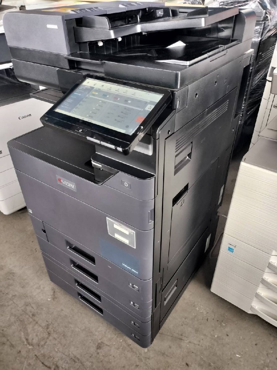 ■印字枚数6270枚! 京セラ A3カラー複合機 TASKalfa 2554Ci /C/F/P/S 4段 両面印刷 USB LAN 大画面タッチパネル【E0712M6BH】拍卖