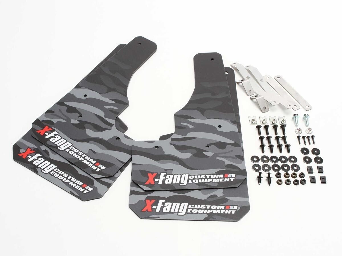 TGS X-Fang マッドフラップ カモフラージュ ブラック デリカミニ B34A B35A B37A B38A拍卖