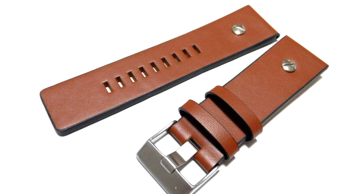 ディーゼル交換用に レザーストラップ 茶系 26mm (DEISEL交換用) 32DE25MIX拍卖
