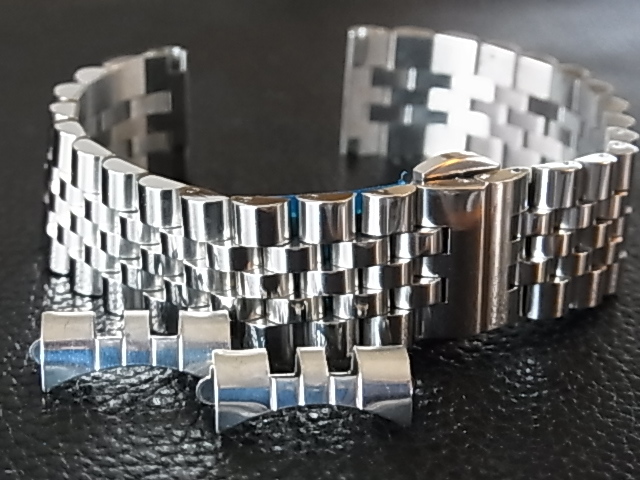 5連無垢 ジュビリータイプ 観音開きバックル 直,弓カン 19mm 19JUBI30拍卖