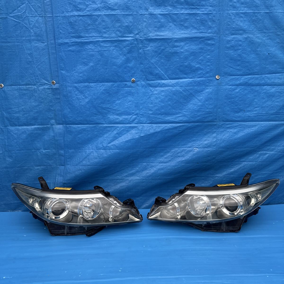 ◆トヨタ エスティマ《ACR50 ACR55 GSR50 AHR20》純正 HID ヘッドライト ヘッドランプ 左右セット KOITO28-217 HB3 打刻 (70) 動作OK A1◆拍卖
