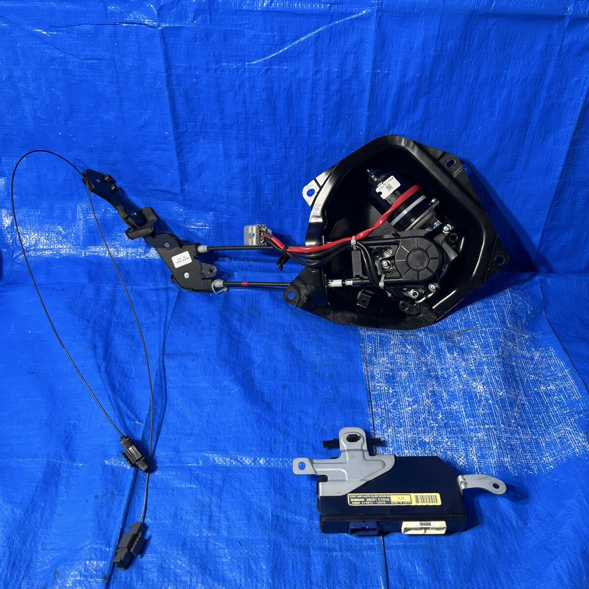 ニッサン セレナ C26 FC26 HFC26 HC26 FNC26 純正 パワー スライド ドアモーター 右 運転席側 確認済み コントローラーユニット付 パワスラ拍卖