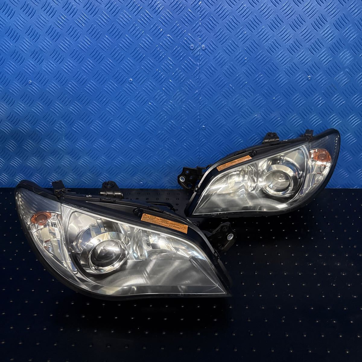◆スバル インプレッサ《GGA GD GGC GG GDA WRX》純正 HID ヘッドライト レベ付き 左右セット ICHIKOH 1773 打刻 5C HCHR-510 点灯OK◆拍卖
