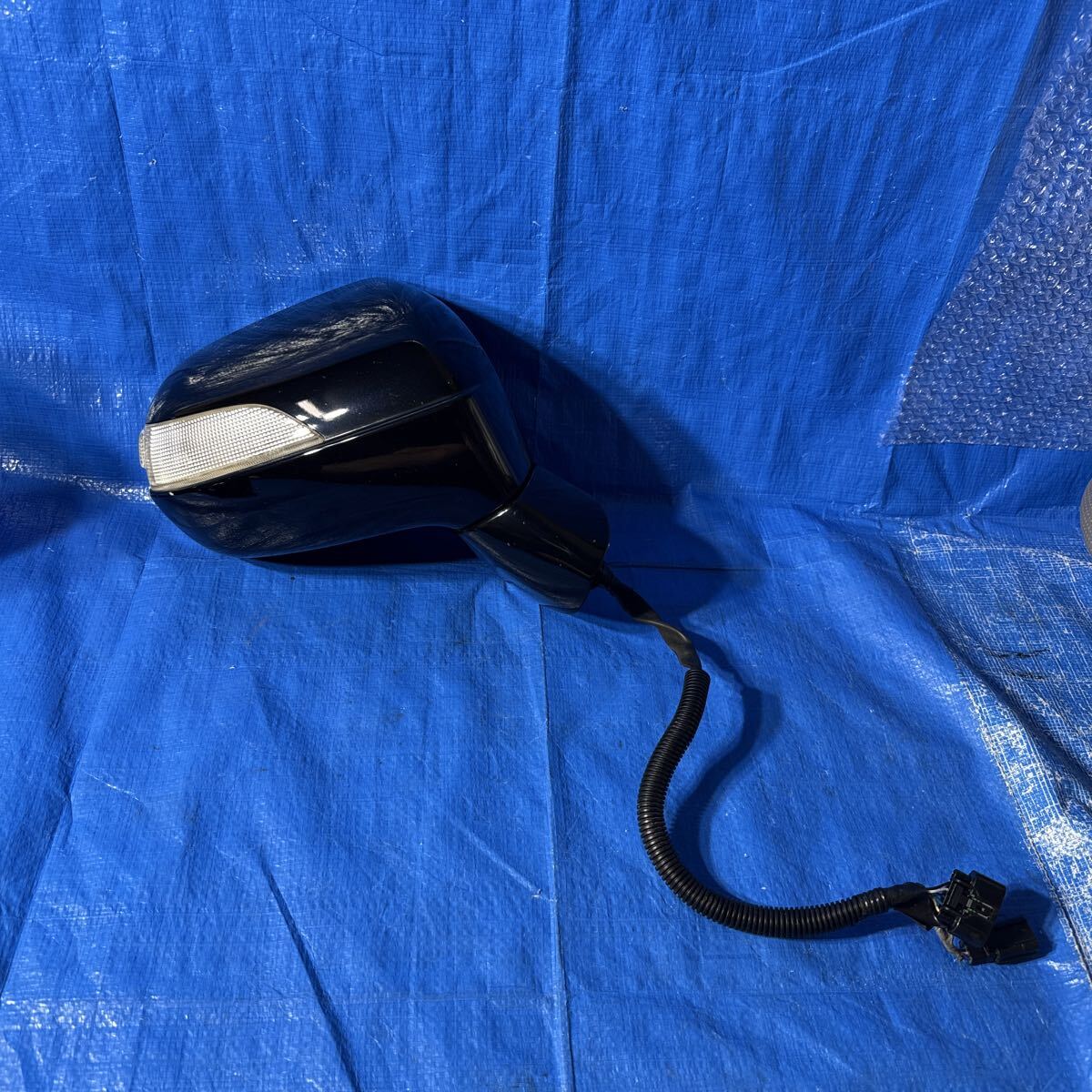 ◆オデッセイ アブソルート 後期《RB1》純正 サイドミラー 右 ドアミラー (運転席側) 電格 5P+4P ウィンカー ヒーター付 カラー B92P◆拍卖