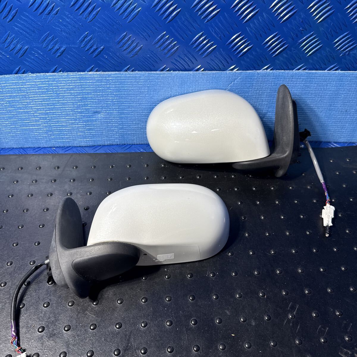 ◆ニッサン キューブ《 Z12 NZ12 》純正 ドアミラー 左右セット サイドミラー ICHIKOH 8289 カラー QAB コネクター5ピン 美品 動作OK◆拍卖