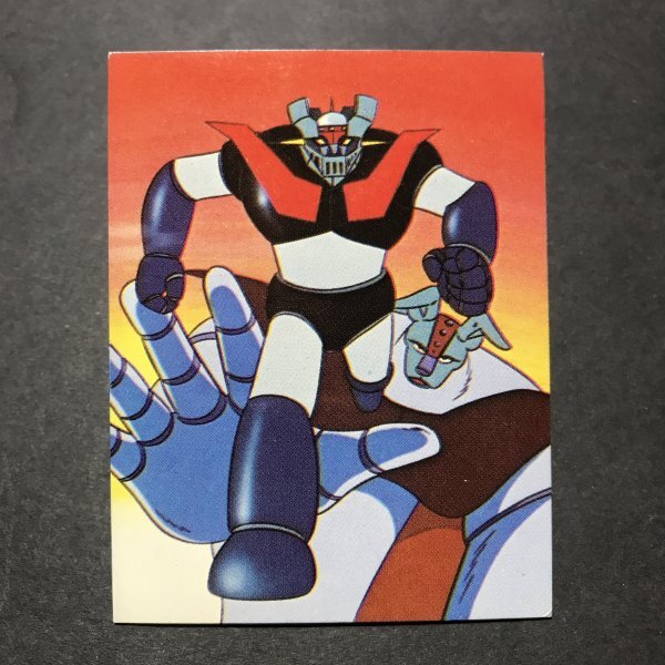 美品 ★昭和当時物! 丸昌版 ミニカード マジンガーZ 13番 駄菓子屋 昭和 レトロ WK524拍卖