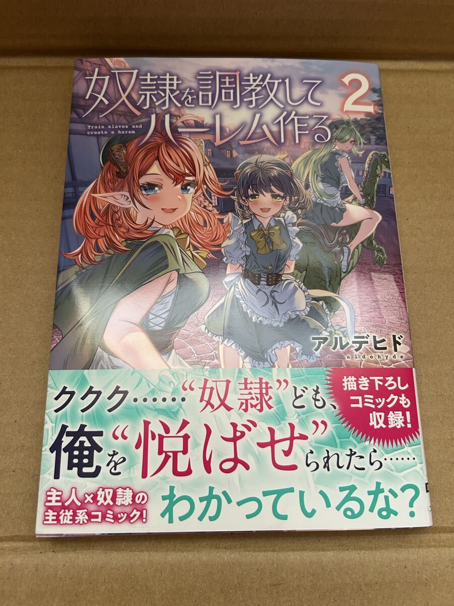 ◆送料無料 即決 初版 帯付き◆奴隷を調教してハーレム作る 2巻◆アルデヒド拍卖