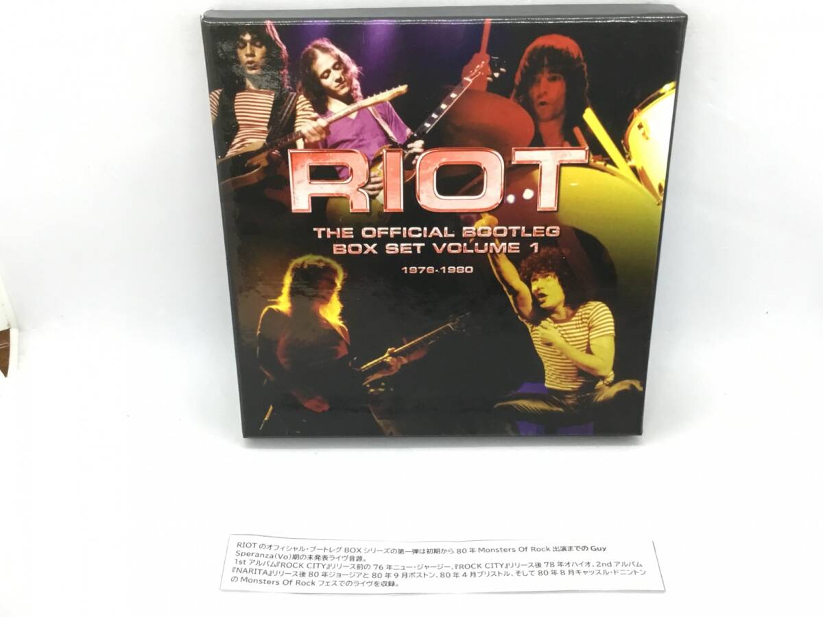 ▲RIOT / THE OFFICIAL BOOTLEG BOX SET VOL.1 1976-1980 (6CD) HNEBOX091 HARD ROCK ライオット,MARK REALE,GUY WESTMORELAND拍卖