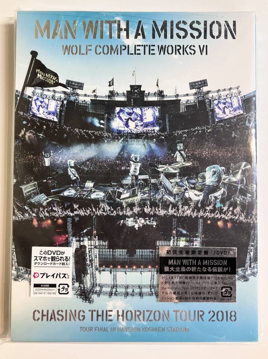 ★MAN WITH A MISSION / WOLF COMPLETE WORKS VI CHASING THE HORIZON TOUR 2018 TOUR FINAL〜 <初回生産限定盤> (2DVD) SRBL-1840拍卖