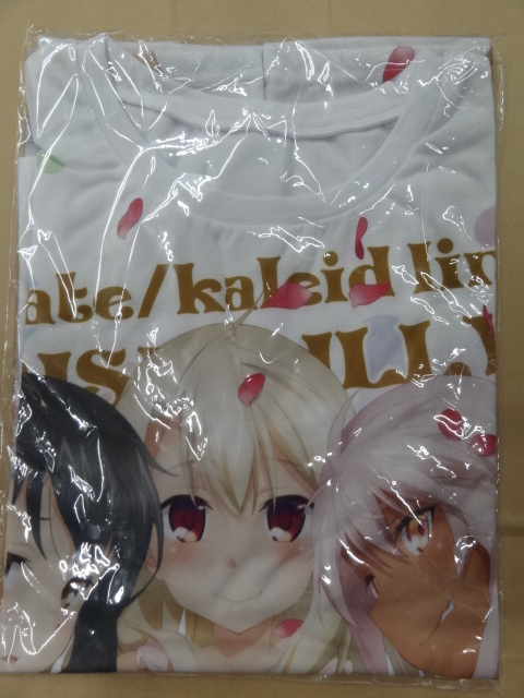 マチ★アソビカフェ プリズマ☆イリヤ 三姉妹のネグリジェ フルグラフィックTシャツ Lサイズ イリヤ クロエ 美遊拍卖