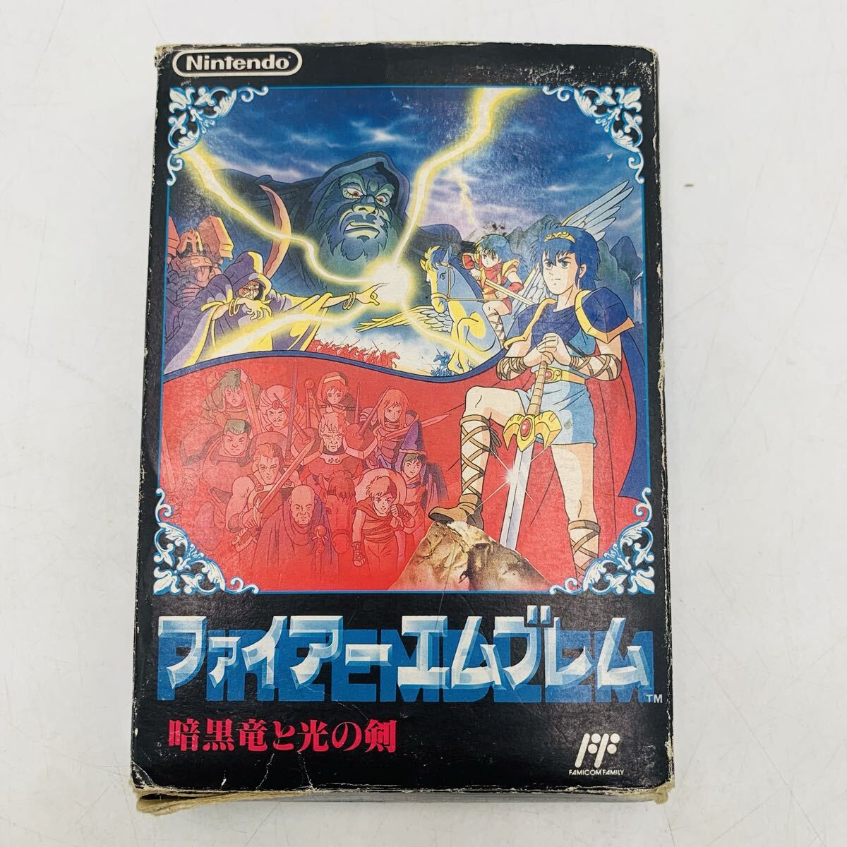 FC ファイアーエムブレム 暗黒竜と光の剣 ファミコン ソフト 任天堂 Nintendo 箱 説明書付き拍卖