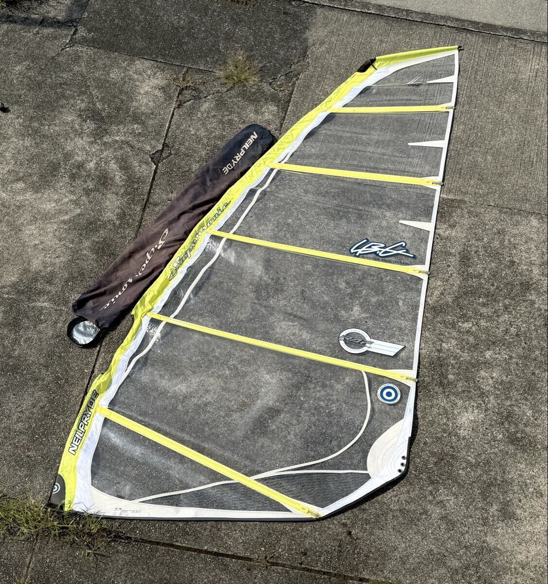 ウインドサーフィン セイル NEILPRYDE ニールプライド 7.4 base 20cm 詳細不明■兵庫県姫路市から A25-233拍卖
