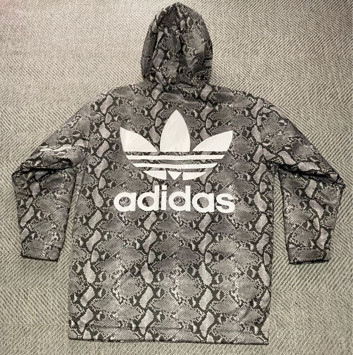 【クリーニング済】adidas HYKE アディダス ハイク ベンチコート ブルゾン ダウン パーカー コラボ ウインドブレーカー スポーツウェア y2k拍卖