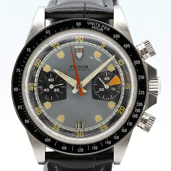 デッドストック級 稼働 チュードル クロノタイム モンテカルロ グレー文字盤 AT/自動巻 メンズ腕時計 0038610 5JWT KTU ABC16149拍卖