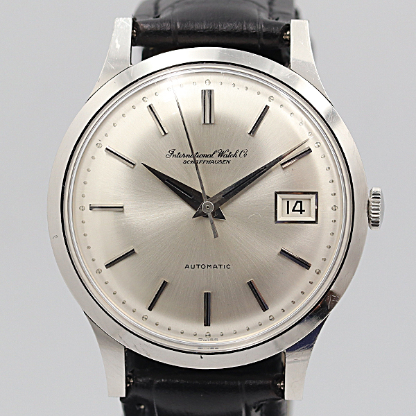 デッドストック級 稼働 良品 IWC オールドインター AT/自動巻 シルバー文字盤 デイト メンズ腕時計 NSY15006ABC 5734410 2NBT拍卖