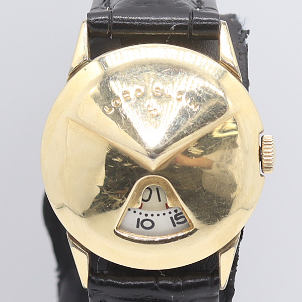 デッドストック級 稼働 ロードエルジン 鉄仮面 ジャンピングアワー 手巻 ホワイト文字盤 メンズ腕時計 3877500 7OKT MST ABC16444拍卖