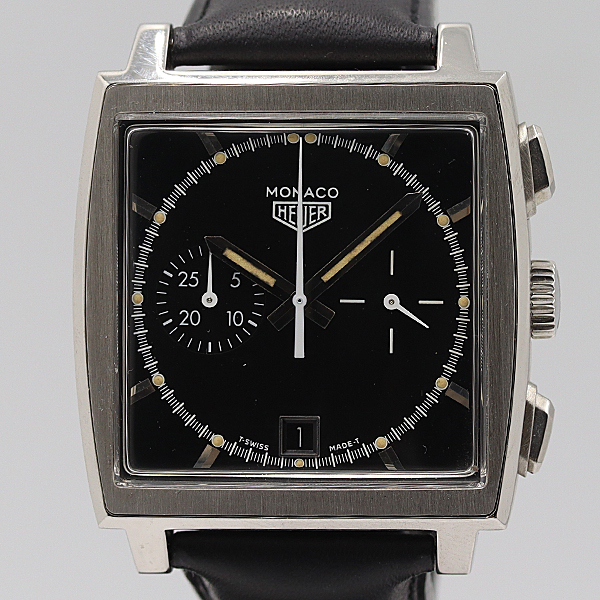 デッドストック級 箱付 稼働 新品同様 タグホイヤー モナコ クロノグラフ CS2110-FC8119 AT/自動巻 メンズ腕時計 NSY15438ABC 9466820 3APT拍卖