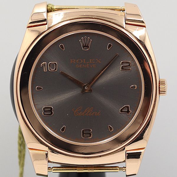 デッドストック級 ギャラ付 稼働 美品 ロレックス 5330/5 手巻き チェリーニ 18K/750 PG トップのみ メンズ腕時計 OGH 9871ABC0065450拍卖