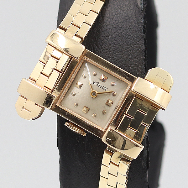 デッドストック級 保/箱付 稼働 良品 ルクルト 17石 14K/585/YG/27.9g 銀 手巻 アンティーク レディース腕時計 NSY14689ABC 0002420 1BJT拍卖