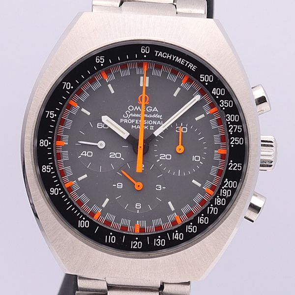 デッドストック級 稼働 美品 オメガ 手巻き 145.014 スピードマスター マーク2 プロ クロノ 黒文字盤 メンズ腕時計 2519ABC3175920 YSD拍卖