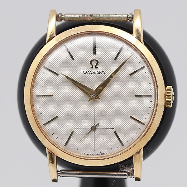 デッドストック級 稼働 手巻き オメガ トップのみ シルバー文字盤 メンズ腕時計 KOR 1575ABC5534600拍卖